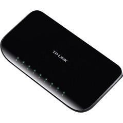 SWITCH TP-LINK 8 porturi Gigabit- carcasa plastic TL-SG1008D (include timbru verde 1.5 lei)