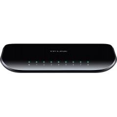 SWITCH TP-LINK 8 porturi Gigabit- carcasa plastic TL-SG1008D (include timbru verde 1.5 lei)
