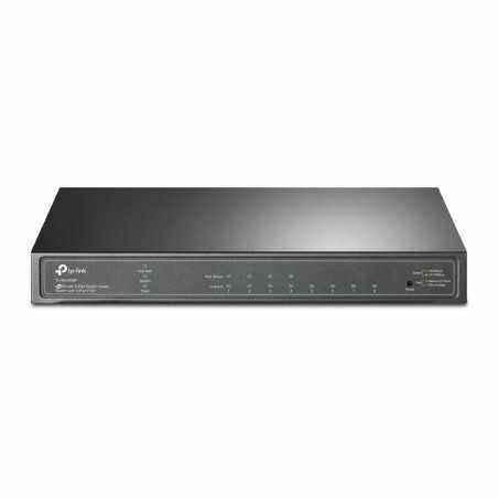 SWITCH PoE TP-LINK 8 porturi Gigabit (4 PoE+)- IEEE 802.3at/af- carcasa metalica TL-SG2008P (include timbru verde 1.5 lei)