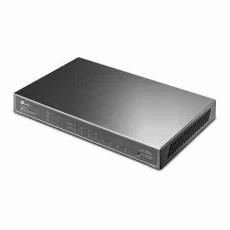 SWITCH PoE TP-LINK 8 porturi Gigabit (4 PoE+)- IEEE 802.3at/af- carcasa metalica TL-SG2008P (include timbru verde 1.5 lei)