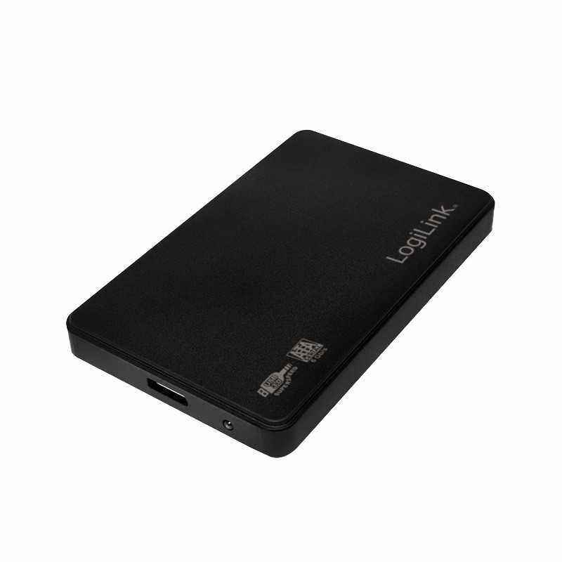 RACK extern LOGILINK- pt HDD/SSD- 2.5 inch- S-ATA- interfata PC USB 3.0- plastic- negru- UA0256 (include TV 0.75 lei)