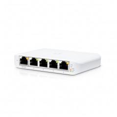 SWITCH PoE UBIQUITI- port Gigabit x 5- SFP nu- managed- carcasa plastic- USW-FLEX-MINI (include TV 1.5 lei)