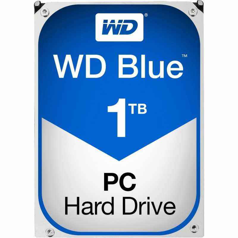 HDD WD 1 TB- Blue- 7.200 rpm- buffer 64 MB- pt. desktop PC- WD10EZEX