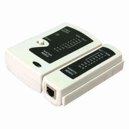 TESTER CABLU RETEA LOGILINK- pt. cablu UTP- FTP- conector RJ45- RJ11- RJ12- WZ0010