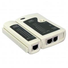 TESTER CABLU RETEA LOGILINK- pt. cablu UTP- FTP- conector RJ45- RJ11- RJ12- WZ0010