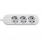 PRELUNGITOR BACHMANN SMART 3xCEE7/3 BM-387.271R (include TV 0.75 lei)