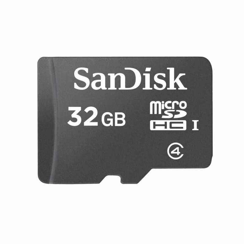 CARD MicroSD SANDISK- 32 GB- microSDHC- clasa 4- SDSDQM-032G-B35 (include TV 0.02 lei)