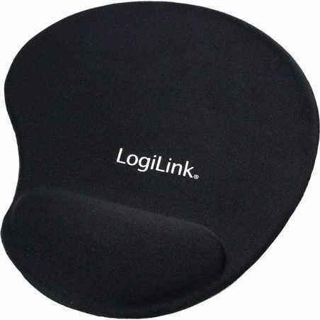 MousePAD LOGILINK- cauciuc si gel- 300 x 220 x 3 mm- negru- ID0027