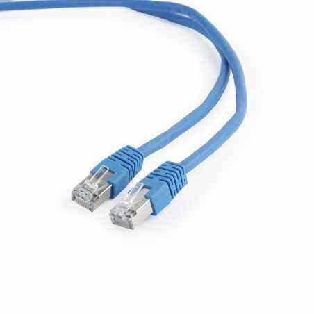 PATCH CORD FTP GEMBIRD Cat6- cupru-aluminiu- 1 m- albastru- AWG26- ecranat PP6-1M/B (include TV 0.06 lei)