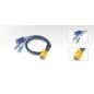 CABLU KVM ATEN- convertor Serial la Video + PS/2- conector 1: SPHD-15T), conector 2: VGAT)- PS/2 x 2- 2L-5202P)