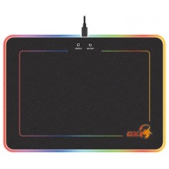 Mouse PAD GENIUS- GX-Pad 600H RGB- gaming - cu led- cauciuc si material textil- 320 x 250 x 5.5 mm- negru - iluminat RGB- 312500