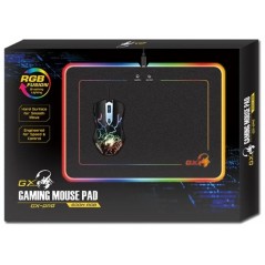 Mouse PAD GENIUS- GX-Pad 600H RGB- gaming - cu led- cauciuc si material textil- 320 x 250 x 5.5 mm- negru - iluminat RGB- 312500
