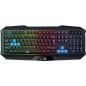 TASTATURA GENIUS gaming USB- multimedia- 104 taste + 10 taste multimedia- iluminare 7 culori- black- Scorpion K215 31310474100 )