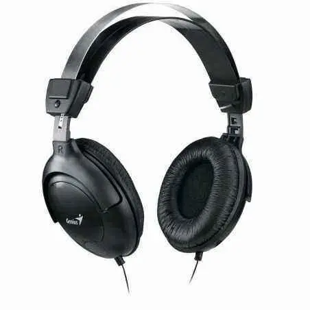 CASTI Genius- HS-505X- cu fir- standard- utilizare multimedia- microfon pe brat- conectare prin Jack 3.5 mm- negru