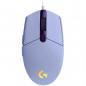 MOUSE LOGITECH- G102 LIGHTSYNC- gaming- cu fir- USB- optic- 8000 dpi- butoane/scroll 6/1- iluminare- butoane programabile- viole