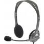 CASTI Logitech- H111- cu fir- standard- utilizare multimedia- call center- microfon pe brat- conectare prin Jack 3.5 mm- negru-