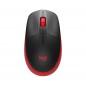 MOUSE LOGITECH- M190- PC sau NB- wireless- 2.4GHz- optic- 1000 dpi- butoane/scroll 3/1- - negru / rosu- 910-005908