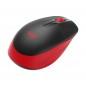 MOUSE LOGITECH- M190- PC sau NB- wireless- 2.4GHz- optic- 1000 dpi- butoane/scroll 3/1- - negru / rosu- 910-005908