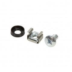 SET montare LOGILINK pentru rack 19- contine 50 piese: suruburi- saibe- piulite- diametru 6mmM6)- otel placat cu zinc si plastic