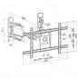 STAND de perete- colt de camera LOGILINK- pt 1 TV/monitor plat- curbat- diag. max 70 inch- inclinare- pivotare- orizontala- max