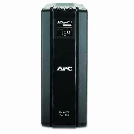 UPS APC- Back-UPS RS- Line Int. cu management- tower- 1500VA/865W- AVR- Schuko x 4- 1 x baterie APCRBC124- display LCD- back-up