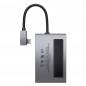 DOCKING Station Baseus Magic Multifunctional- conectare PC USB Type-C- USB 3.0 x 1- 3.5mm jack-card reader MicroSD/SD- USB Type
