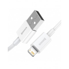 CABLU alimentare si date Baseus Superior- Fast Charging Data Cable pt. smartphone- USB la Lightning Iphone 2.4A- 0.25m- alb CALY