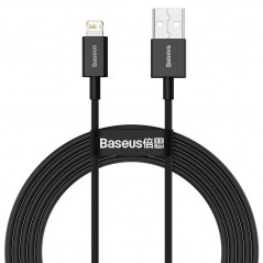 CABLU alimentare si date Baseus Superior- Fast Charging Data Cable pt. smartphone- USB la Lightning Iphone 2.4A- 2m- negru CALYS