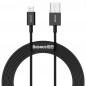CABLU alimentare si date Baseus Superior- Fast Charging Data Cable pt. smartphone- USB la Lightning Iphone 2.4A- 2m- negru CALYS