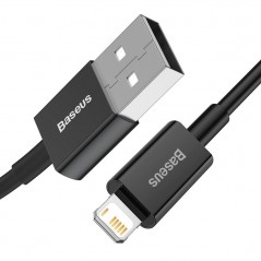 CABLU alimentare si date Baseus Superior- Fast Charging Data Cable pt. smartphone- USB la Lightning Iphone 2.4A- 2m- negru CALYS