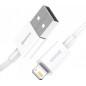 CABLU alimentare si date Baseus Superior- Fast Charging Data Cable pt. smartphone- USB la Lightning Iphone 2.4A- 2m- alb CALYS-C