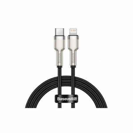 CABLU alimentare si date Baseus Cafule Metal- Fast Charging Data Cable pt. smartphone- USB Type-C la Lightning Iphone PD 20W- 2m