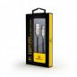CABLU alimentare si date GEMBIRD- pt. smartphone- USB 2.0T) la LightningT)- 2m- premium- cablu din cauciuc- negru- conectori arg