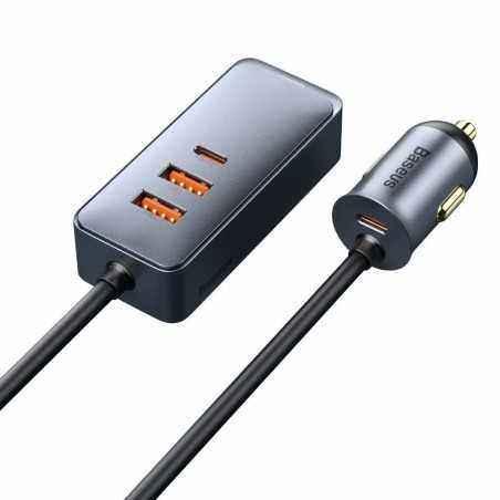 INCARCATOR auto Baseus Share Together PPS - 2 x USB max. 3A si 2 x USB Type-C max 3A- total output 120W- lungime cablu 1.5m- pt.