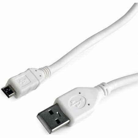 CABLU alimentare si date GEMBIRD- pt. smartphone- USB 2.0T) la Micro-USB 2.0T)- 1m- alb- CCP-mUSB2-AMBM-W-1Mi)