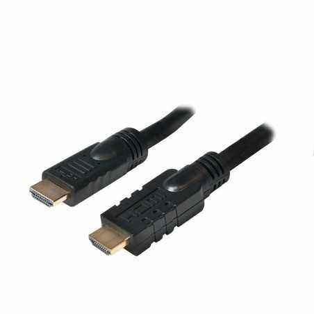 CABLU video LOGILINK- HDMIT) la HDMIT)- 15m- conectori auriti- rezolutie maxima 4K UHD3840 x 2160) la 30 Hz- negru- CHA0015lei)