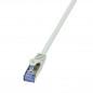 PATCH CORD S/FTP LOGILINK Cat7- LSZH- cupru- 600MHz- mufe RJ45 Cat6a- 0.25 m- gri- AWG26- dublu ecranat CQ4012Si)