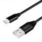 CABLU alimentare si date LOGILINK- pt. smartphone- USB 2.0T) la USB 2.0 Type-CT)- 0.3m- premium- cablu cu impletire din bumbac-