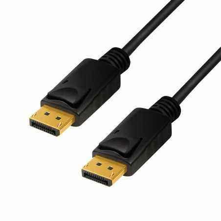 CABLU video LOGILINK- DisplayPortT) la DisplayPortT)- 1m- conectori auriti- rezolutie maxima 8K7680 x 4320) la 60 Hz- negru- CV0
