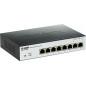 SWITCH PoE D-LINK Smart 8 porturi Gigabit8 PoE) + 2 porturi SFP- IEEE 802.3af/at- carcasa metalica- rackabil- DGS-1210-08P(inc