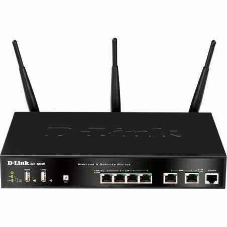 ROUTER D-LINK wireless. AC VPN- 4 porturi Gigabit- 2 porturi WAN Gigabit- 130Mbps Firewa60- 70Mbps VPN- 70 VPN tunnels timbru ve