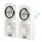 PRIZA inteligenta LOGILINK- Schuko x 1- conectare prin SchukoT)- 16 A- protectie copii- protectie stropire cu apa- alb- ET0006A)