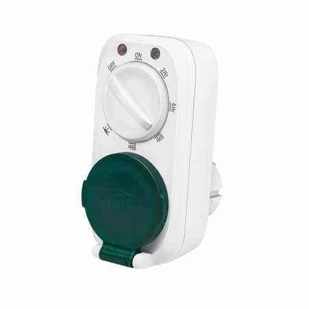 PRIZA inteligenta LOGILINK- Schuko x 1- conectare prin SchukoT)- 16 A- comutare mecanica a timpului - 7 presetari- protectie str