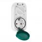 PRIZA inteligenta LOGILINK- Schuko x 1- conectare prin SchukoT)- 16 A- comutare mecanica a timpului - 7 presetari- protectie str