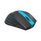 MOUSE A4tech- gaming- wireless- 2.4GHz- optic- 2000 dpi- butoane/scroll 6/1- buton selectare viteza- negru / albastru- FG30 Blue