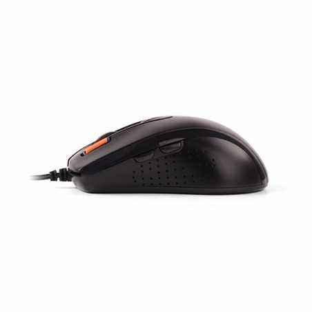 MOUSE A4tech- PC sau NB- wireless- 2.4GHz- optic- 2000 dpi- butoane/scroll 5/1- buton selectare viteza- negru- G9-730FX-BK