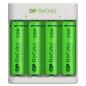 Incarcator GP Batteries- Recyko compatibil NiMHAA/AAA)- include 4 x 2100 mAh AAR6)- incarcare USB- 2 LED-uri indicare incarcare-