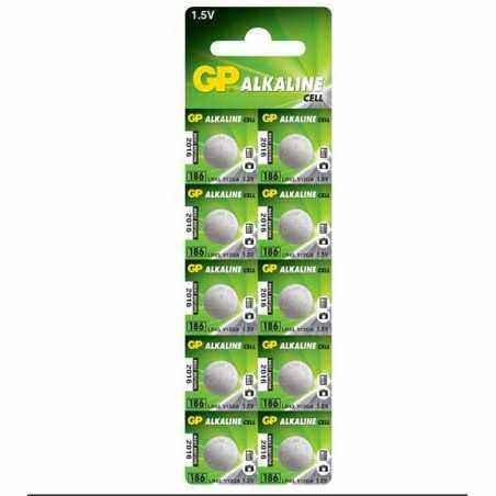 Baterie GP Batteries- butoniAG12/LR43) 1.5V alcalina- blister 10 buc. GP186F-2C10 GPPBA186F004 - 645265 TV 0.07 lei)