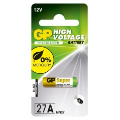 Baterie GP Batteries- Super Alcalina27A) 12V alcalina- blister 1 buc. GP27AF-2C1 GPPBA27AF000 - 29820i)