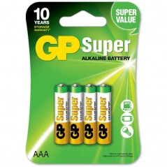 Baterie GP Batteries- Super Alcalina AAALR03) 1.5V alcalina- blister 4 buc. GP24A-2UE4 GPPCA24AS013 - 53876 TV 0.24 lei)